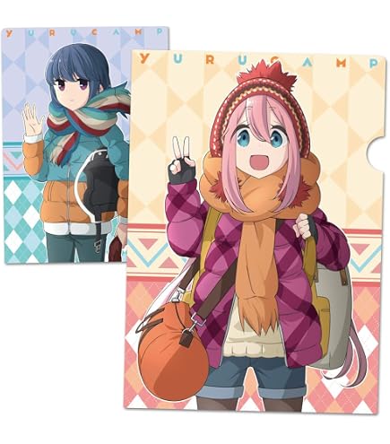 Amazon | ゆるキャン△ クリアファイルH | クリアホルダー | 文房具